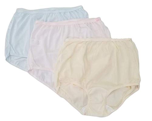 Dixie Belle Style 77082 Nylon Brief 3 Pack (Asst, 9)