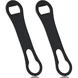 2 Pack Bottle Opener and Pour Spout Remover Flat Metal Bar Speed Key Opener Stainless Steel Dog Bone