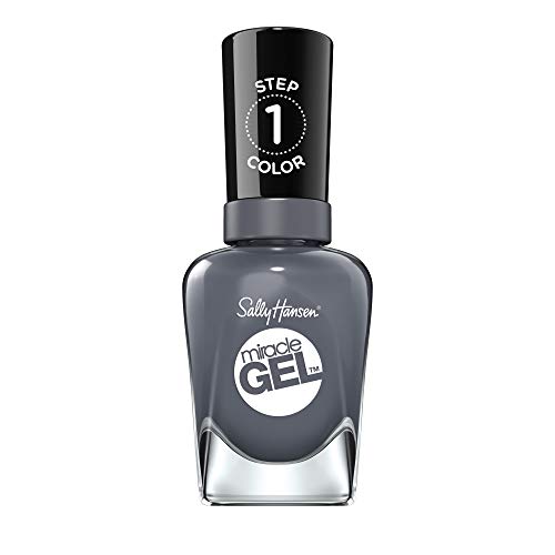 Sally Hansen Miracle Gel Nail Polish Lacquer, Slate R Girl, 0.5 Fl. Oz.