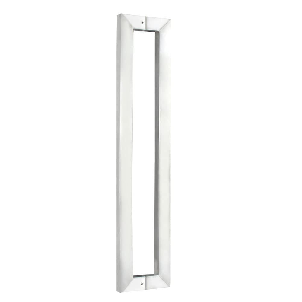 2 pièces bouton de porte de douche en inox et poignée bouton pour verre