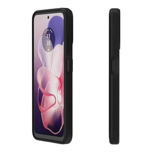 Image of Motorola Moto G Power 5G (2024) Textured Protective Case- Black | Precision fit Shock Absorbing Cover for Enhanced Phone Grip, Style, & Drop Protection- NOT FOR 2023 5G Version