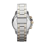 Fossil-Analog-White-Dial-Mens-Watch-FS4795-Stainless-Steel-Multicolor-Strap