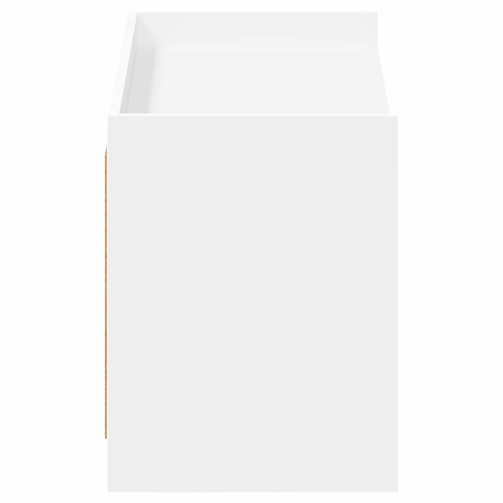 SYDE Szafka na buty biała 100 x 39,5 x 51 cm drewno inżynieryjne