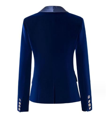 Winter Velvet Women Blazer Jacket Coat Evening Party Christmas Sparkly Cardigan Coat2