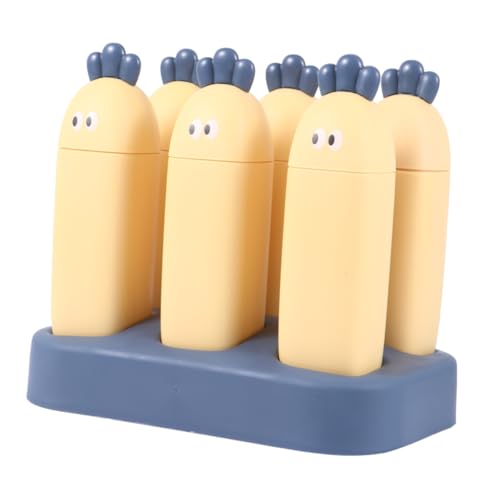 Cabilock 1 Juego De 6 Moldes Para Helados De Paletas Soportes Para Hielo Molde Para Hacer Helados Bandeja Circular Para Cubitos De Hielo Molde Para Hacer Conos De Helado Molde Para