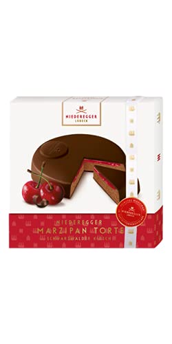 VERSAINSECTarzipan Torte Schwarzwälder Kirsch - Marzipan Cake Covered In Dark Chocolate with Cherry Filling - 185 g - 6.52 Ounce - Germany