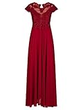 Schmale Form mit weitem Chiffon-Rock