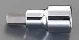 エスコ(ESCO) 1/2"sqx4mm [Hexagon]ビットソケット EA617GT-4