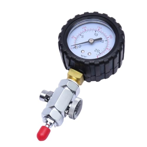 mioosho Diving Tanks Pressure Checker Accurate Pressure Gauge Diving Pressure Gauge for Regulator Underwater Diving Equipment