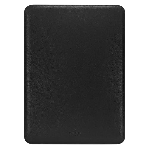 Comfyable Slim Laptop Sleeve 16 Inch Compatible for MacBook Pro 16-Inch M4 M3 M2 Pro/Max 2024, Faux Leather Protective 16-in Mac Cover Case, Black