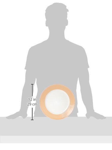 Uniware D350-16A 16 Piece Dinner Set (4 Big Plates/4 Small Plates/4 Cups/4 Bowls), Cream, 14 X 10 X 9" #TOP4