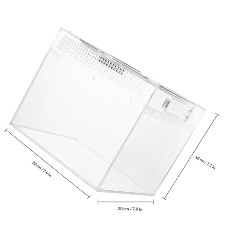 Terrarium acrylique transparent VALICLUD pour isolation thermique et élevage de serpent
