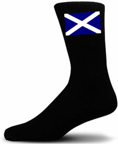 Scottish Cross of St Andrew's Flag Cotton Rich Socks SCOTLAND, St ANDREW'S FLAG, SCOTTISH FLAG, CROSS OF St ANDREW