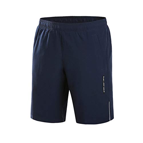 VPASS Pantalones Hombre,Verano Casuales Moda Tallas Grandes Pantalones Color Sólido Deportivos Secado rapido Jogging Pantalon Fitness Gym Slim Fit Pantalones Cortos Pantalones de Playa Bañador