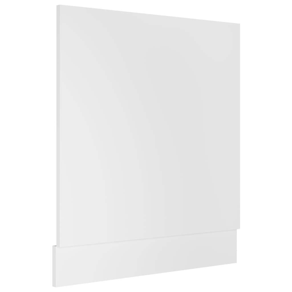 Vidaxl White Front Dishwasher Panel - Engineered Wood Cabinet Part Protector - 59.5 X X 67 Cm Size 3