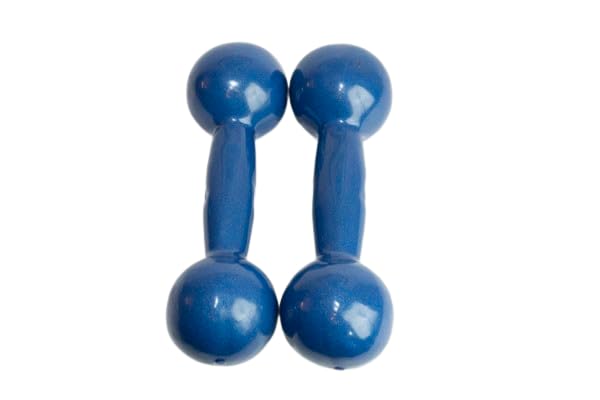 Loja Produto Halteres 29 Par Halter 05 Kg Cor Azul Treino Duas Unidades