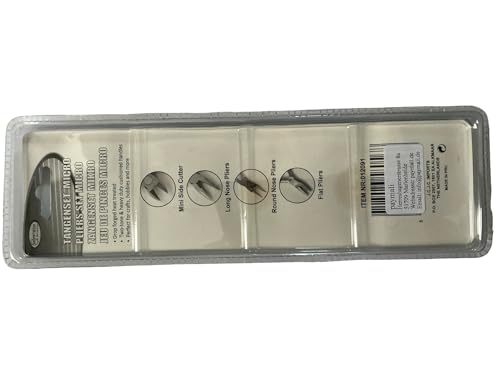 Paymali Mini Pliers Set of 4: Flat-Nose, Round-Nose, Side Cutters - Image 4