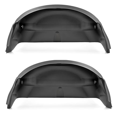 Rough Country Rear Wheel Well Liners for Chevy Silverado 1500 (20072013) & 2500/3500 HD (20072010) - Bolt-On Rear Fender Liners Made in USA