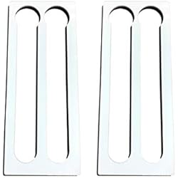 COVERBAGBCN - Set de 2 Dispensadores Portacápsulas Café 24 Unidades | Compatible con Nespresso | Soporte Cápsulas de Metacrilato | Instalación Versátil para Almacenaje Cápsulas Café (Blanco)