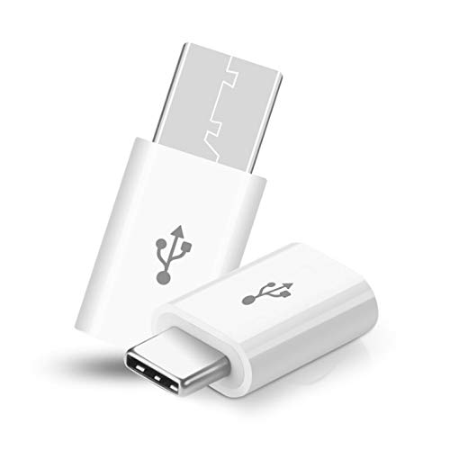 No. Shot Case Adattatore da Micro USB a Tipo C per Ultimate Ears Boom 3, convertitore Bianco