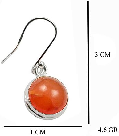 Silver Palace 925 Sterling Silver Natural Gemstone Earrings For Women And Girls