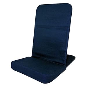 Deluxe-MEMORY-FOAM-Seat-Padded-Back-Frame-Folding-Chair-Adjustable-Angle-Back-Rest-14-W-x-22-H-x-21-Deep-Blue
