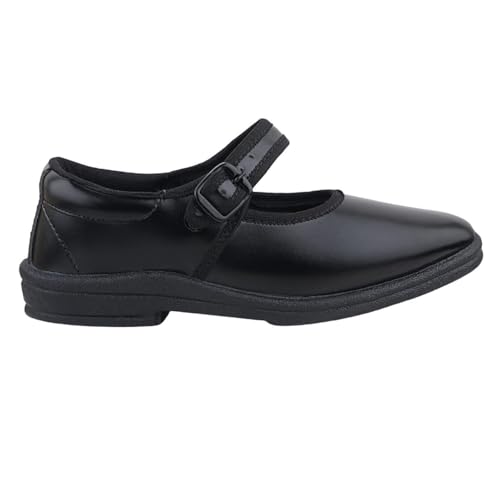 Image of Girls' School Uniform Shoes - Buckle, Lightweight & Comfortable