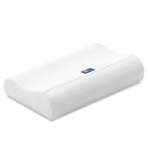 Image of Cervical Pillow for Neck and Shoulder Pain Relief | 5-Year Warranty | Orthopedic High Density Memory Foam Pillow for Side & Back Sleepers | for Spondylitis, Neck & Shoulder Pain