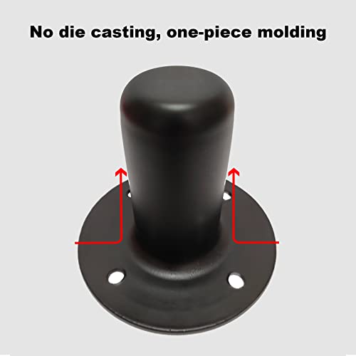 Howonder Speaker Stand Top Hat 4.13"X3.29" ，Metal Speaker Cabinet Pole Mount， Pa/Dj Tripod Speaker Stand Mounts Adapters 105X85Mm (2 Packs Black) #TOP1