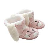 [NOLITOY] 冬用スノーブーツ 滑り止め 厚底 暖かい 防水設計 家用 ホームシューズ 男女兼用