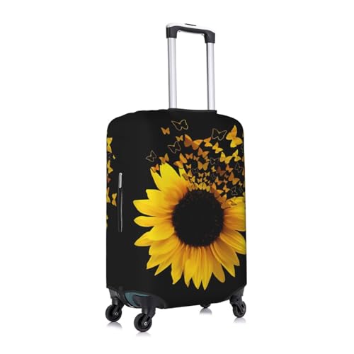Housse de valise fleurie pour repérer son bagage en soute
