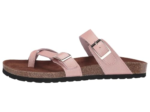 Image of White Mountain, Womens, Gracie, Rose Gold Leather, 10.5, M