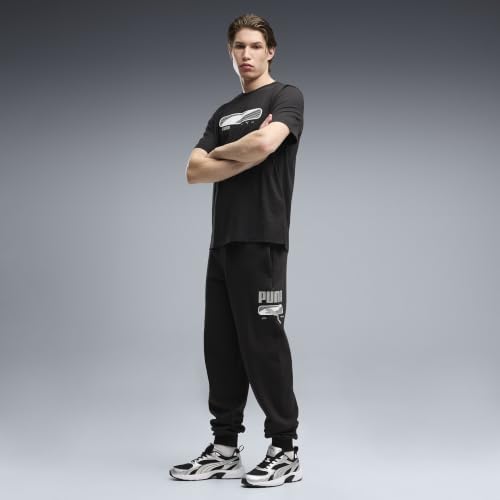 Pantalon de survêtement en à logo PUMA Sport Homme Vêtements - vue 4