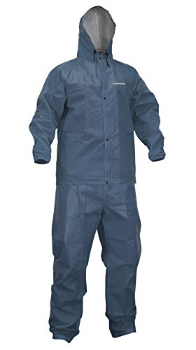 Compass 360 Sport-Lite Packable Rain Suit (Large, Blue)