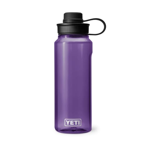 Image of YETI Yonder Water Bottle with Yonder Tether Cap, Lightweight, Leakproof and BPA-Free
