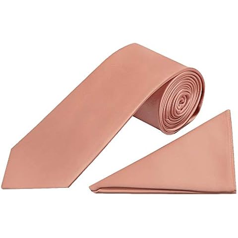 TIES R US Rose Quartz Satin Tie Set Cover