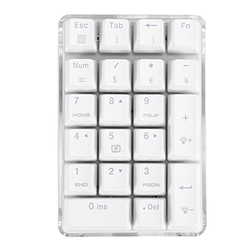 Teclado numérico mecánico con cable para solucionar la falta de números en teclados compactos