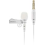 RØDE Lavalier GO Professional Lavalier/Lapel Microphone Broadcast, Filmmaking, Content Creation, Location and Studio Voice Recording – White