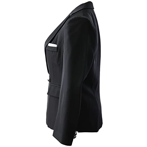Women's Casual Blazers Long Sleeve Lapel Formal Work Office Outwear Jacket with Pockets4