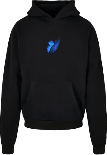 Sweatshirt à capuche homme Mister Tee Le Papillon en coton épais oversize