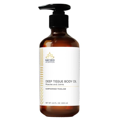 Kerala Ayurveda Karpooradi Thailam - 6.8 Fl Oz | Herbal Restorative Oil | Muscle and Joint Support | Natural Decongestant Oil | Helps Improve Circulation | Supports Muscle Relaxation