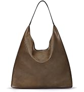 Lushandy Sac Fourre-tout En Daim Marron Pour Femme, Sac Fourre
