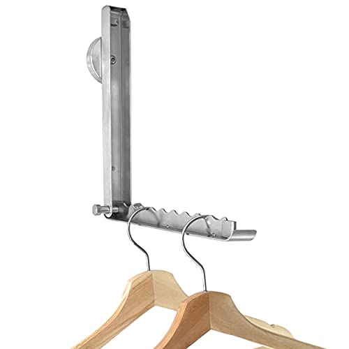 Portemanteau mural pliable en acier inoxydable avec vis et chevilles Cover