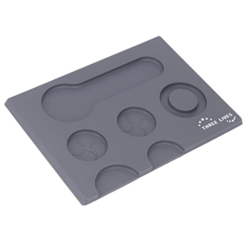 Tapis de bourrage de café en PVC supérieur durable de couleur grise - 8