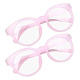 JOINPAYA Gafas Infantiles con Filtro de Luz Azul para Ordenador 2 Piezas Rosa Arena Montura Irrompible y Antirreflejos Protección Ocular para Clases Online y Videojuegos