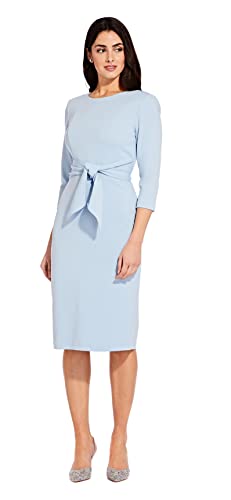 Adrianna Papell Women's Bow Sheath Dress with Three Quarter Sleeves3