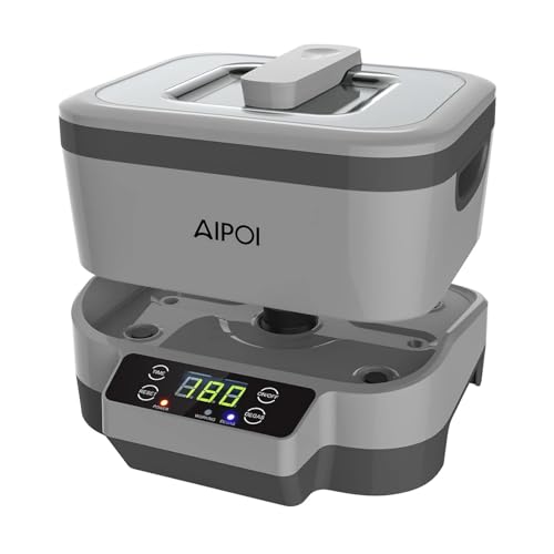 AIPOI Ultraschallreinigungsgerät 1200ML, Ultraschallreiniger mit Gespaltener, Ultraschallbad zur...