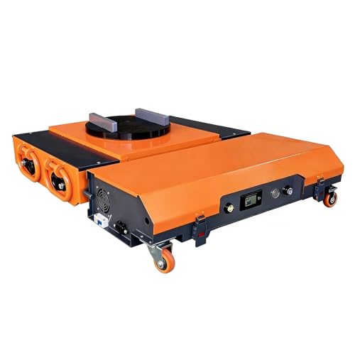 Patines eléctricos resistentes, capacidad máxima de tracción de 50 toneladas, funciona con pilas, equipo de movimiento industrial para almacén y fábrica