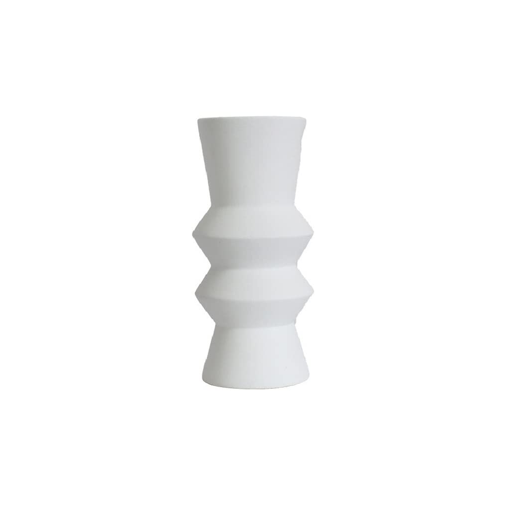 Vase en céramique contre la décoration terne solution moderne pour fleurir l'hôtel