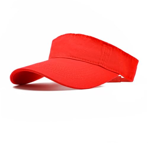Image of ANDICEQY Sport Sun Visor Hats Adjustable Empty Top Baseball Cap Cotton Ball Caps for Women and Men